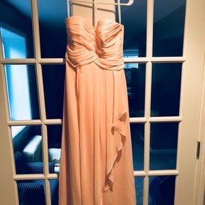 Strapless David’s Bridal Gown